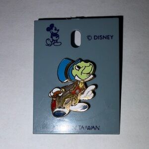 Vintage 1980s Disney Designs Jiminy Cricket Pin – Pinocchio – Retired